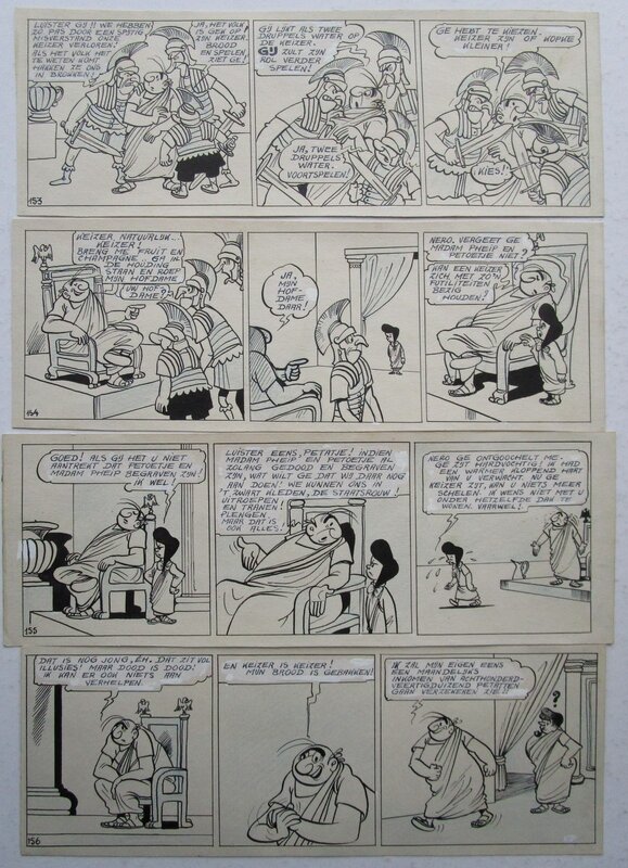 De rode keizer par Marc Sleen - Planche originale