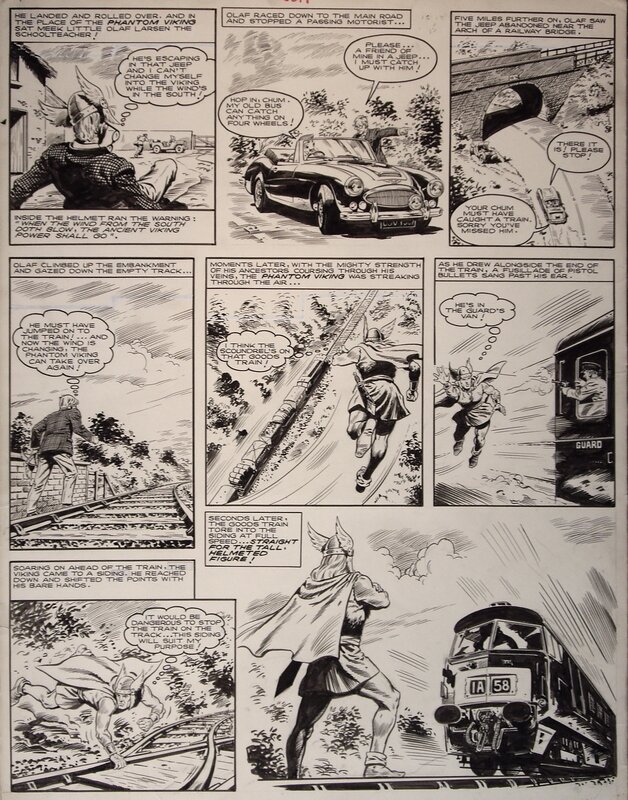 Phantom Viking by David Sque, Jesús Blasco - Comic Strip
