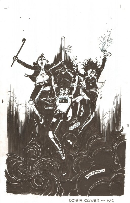 Wes Craig, Deadly Class issue 19 COVER - Original Cover