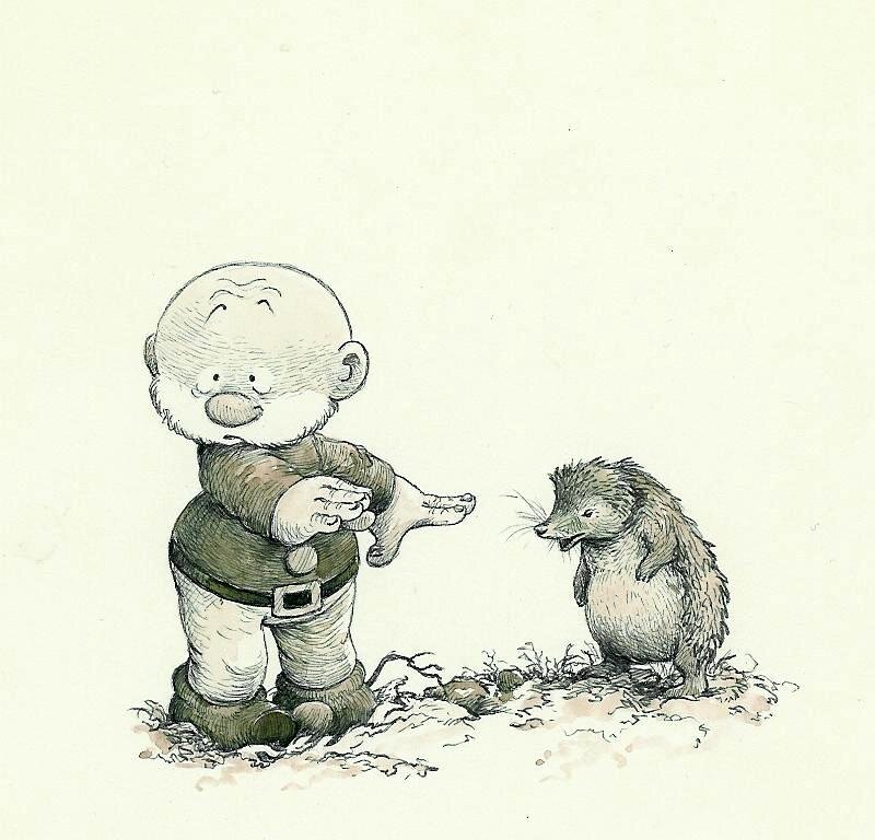 Jean Dulieu, Paulus de Boskabouter - Paulus en de Insecten - Original Illustration