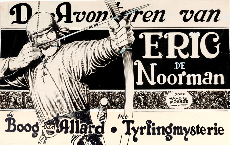 Hans Kresse, Eric de Noorman V17 - De Boog van Allard - cover - Couverture originale