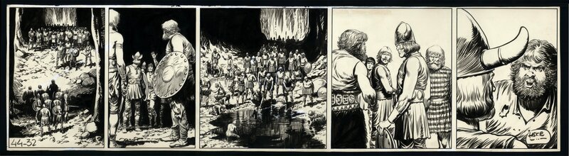 Hans Kresse, Eric de Noorman V32 - De Witte Raaf - strook 44 - Comic Strip