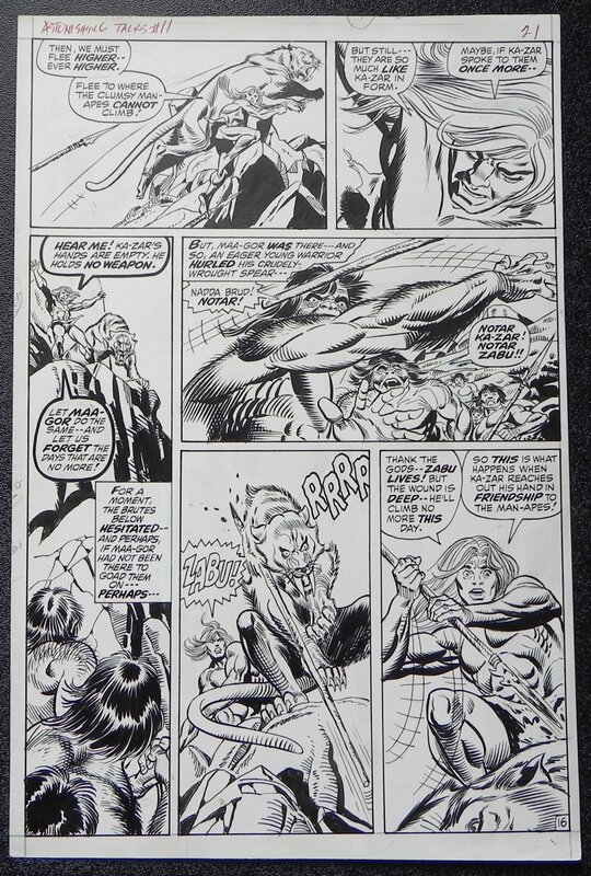 Gil Kane, Astonoshing tales #11 p.16 - Comic Strip