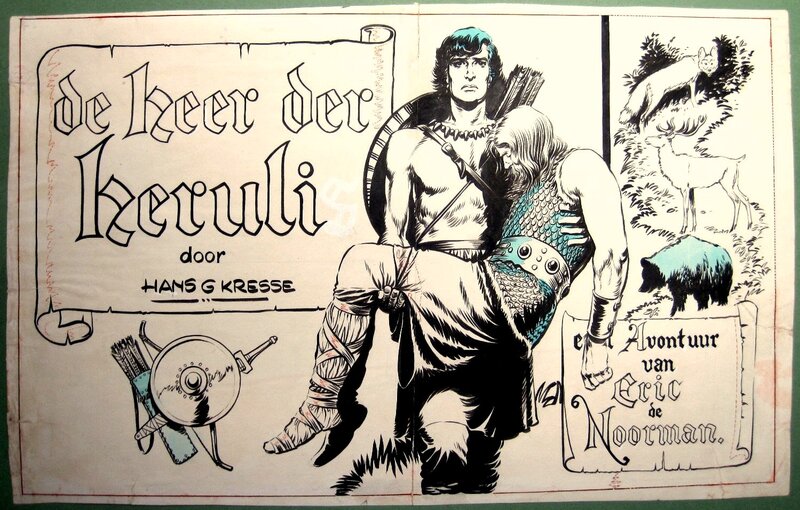 Hans Kresse, Eric de Noorman V27 - De Heer der Heruli - Couverture originale