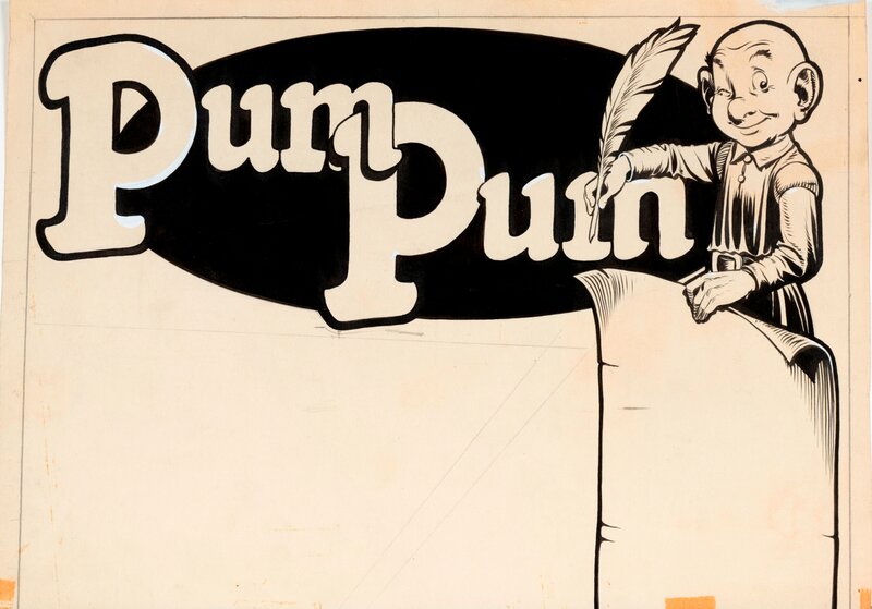 Hans Kresse, Pum Pum  Title- illustration - Original Illustration