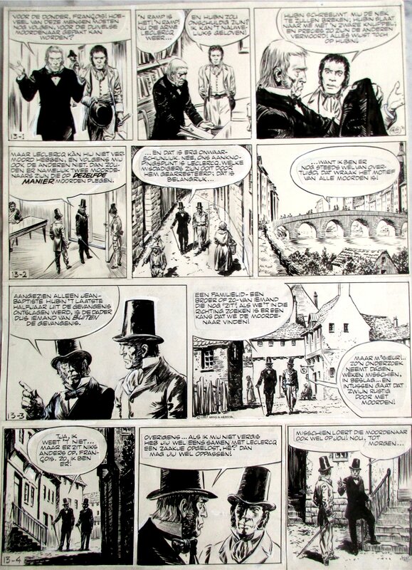 Vidocq par Hans Kresse - Planche originale