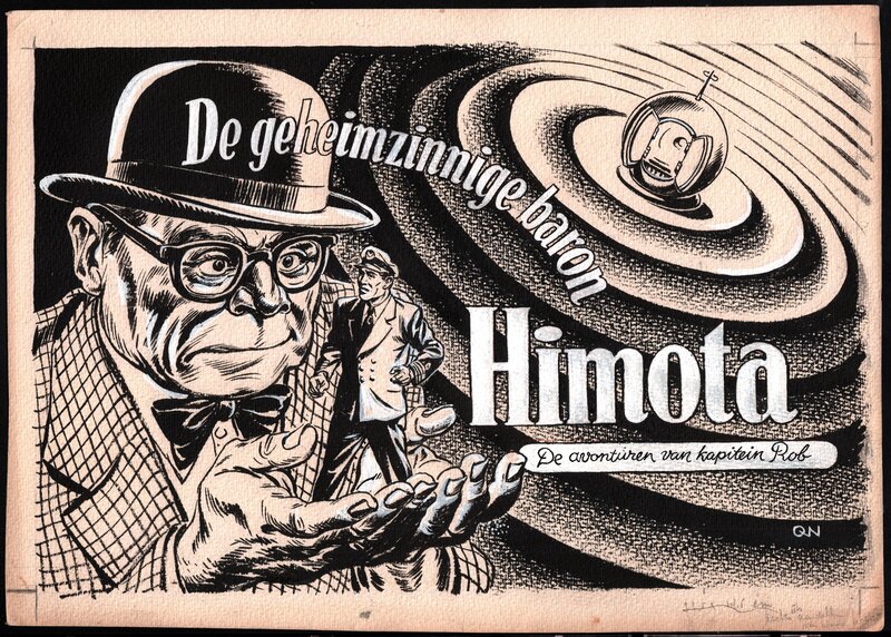 Pieter Kuhn, Kapitein Rob -  De Geheimzinnige Baron Himota - Original Cover