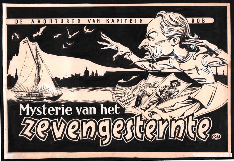 Pieter Kuhn, Kapitein Rob - V10 - Het Mysterie van het Zevengesternte - Couverture originale