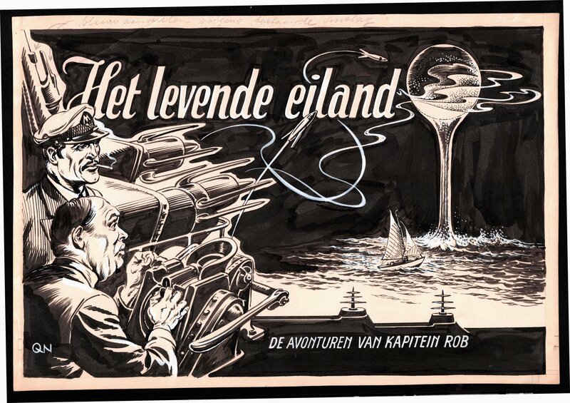 Pieter Kuhn, Kapitein Rob - V12 - Het levende Eiland - couverture - Original Cover
