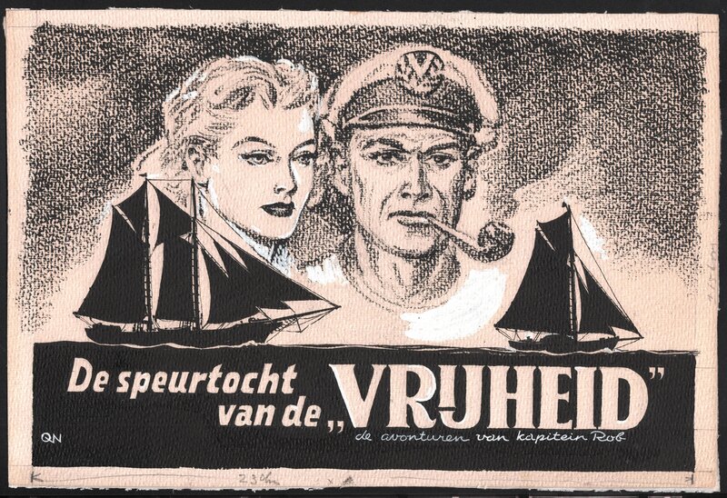 Pieter Kuhn, Kapitein Rob - V33 - De Speurtocht naar de Vrijheid - couverture - Original Cover