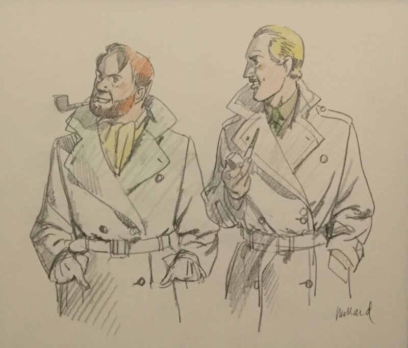 André Juillard, Illustration originale Blake et mortimer - Planche originale