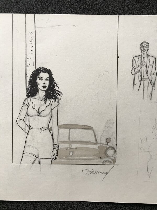 Renaud, Ontwerp voor de Jessica Blandy cover van Cuba - Original Cover