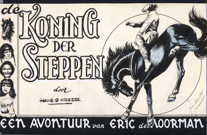 Hans Kresse, Eric de Noorman V18 - De Koning der Steppen - cover - Original Cover