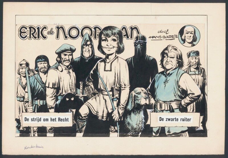 Hans Kresse, Eric de Noorman V21- De Strijd om het Recht/ De Zwarte Ruiter - Original Cover