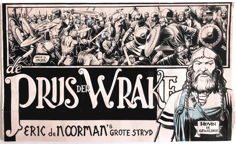 Hans Kresse, Eric de Noorman V22 - De Prijs der Wrake - cover - Couverture originale