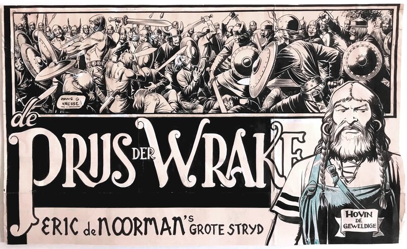 Hans Kresse, Eric de Noorman V22 - De Prijs der Wrake - cover - Couverture originale