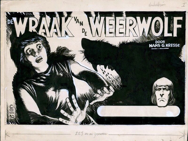 Hans Kresse, Eric de Noorman  V30 - De Wraak van de Weerwolf - cover - Couverture originale