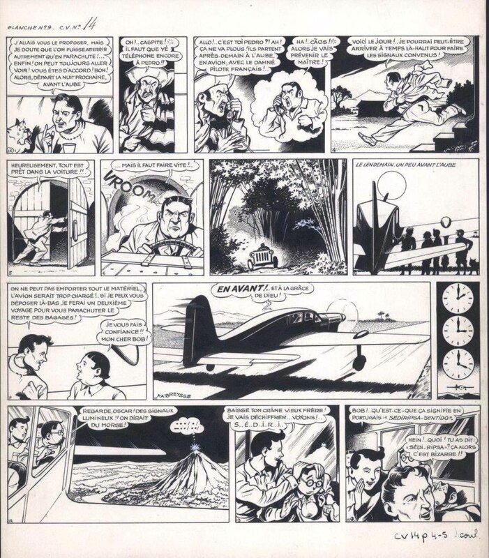 Frédéric-Antonin Breysse, Oscar Hamel et Isodore - La Montagne de la Peur - planche 9 - Comic Strip