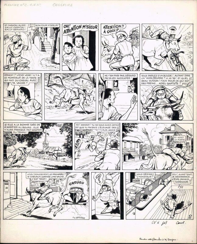 Frédéric-Antonin Breysse, Oscar Hamel et Isodore - La Rivière de Feu - planche 2 - Comic Strip