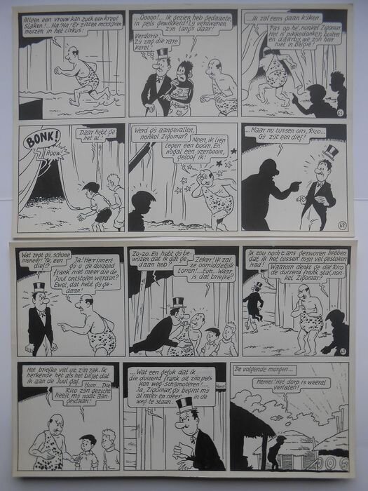 Oncle Zigomar by Bob De Moor - Comic Strip