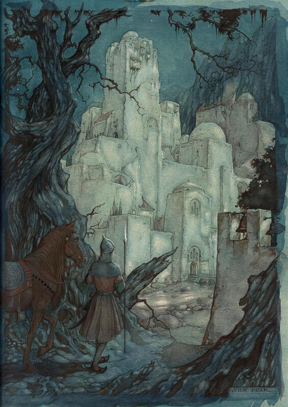 Anton Pieck, Fairy Tales - Thousand-and-one-Nights - Illustration originale