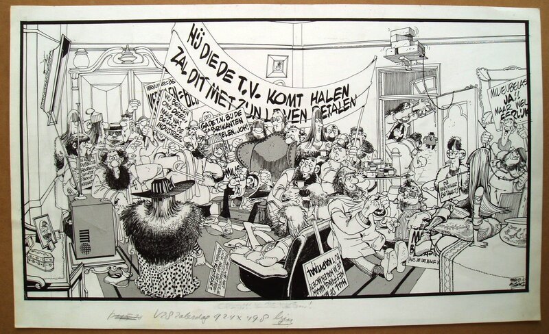 Political Cartoon par Fred Julsing Jr. - Illustration originale