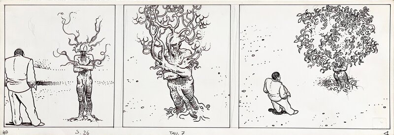 Manara, HP et Giuseppe Bergman - Planche originale