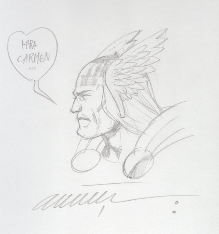 Thor by Daniel Acuña - Sketch