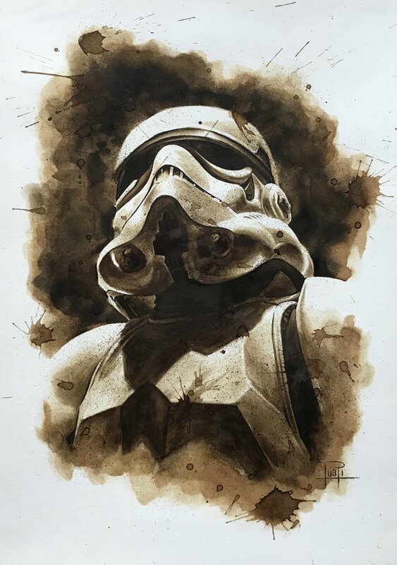 Juapi, Stormtrooper - Star Wars - Illustration originale