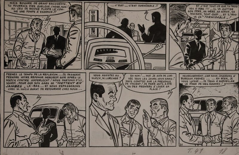 Vincent LARCHER by Raymond Reding - Comic Strip