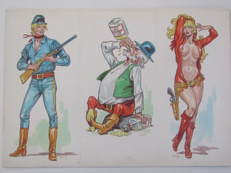 En vente - Vartan par Sandro Angiolini - Illustration originale