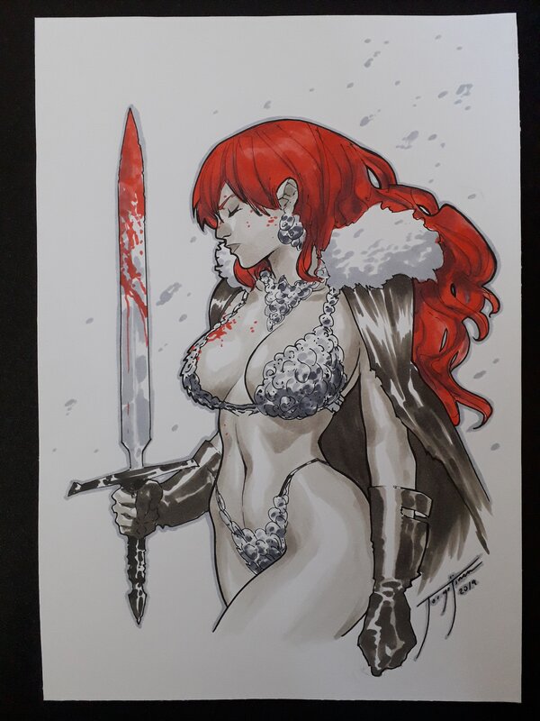 Red Sonja par Jorge Jimenez - Illustration originale
