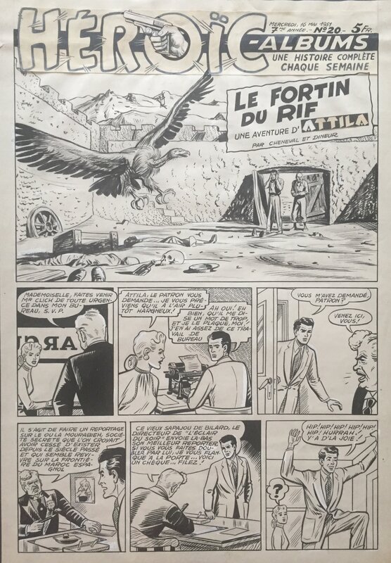 Attila by Fernand Cheneval, Fernand Dineur - Comic Strip
