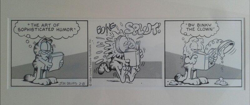 Garfield par Jim Davis - Planche originale