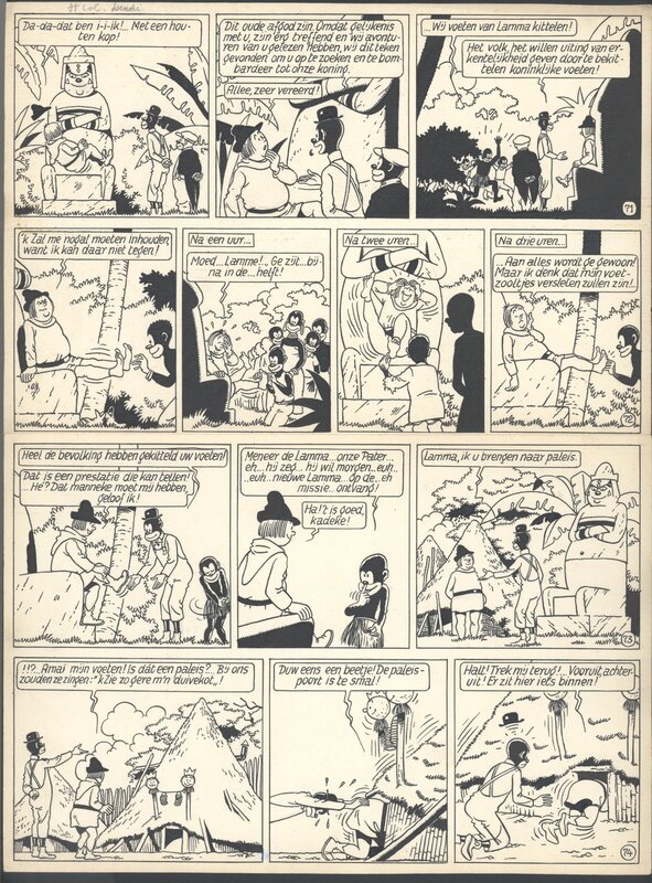 Tijl Uilenspiegel par Bob De Moor - Planche originale