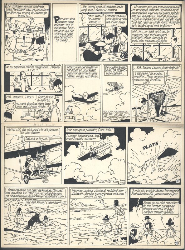 Bob De Moor, Tijl Uilenspiegel - planche 10 - Planche originale