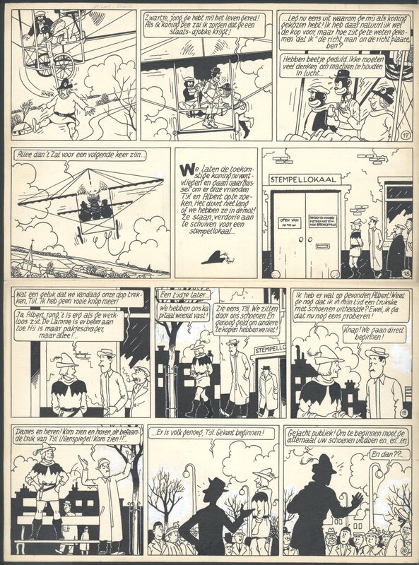 Bob De Moor, Tijl Uilenspiegel - planche 5 - Comic Strip