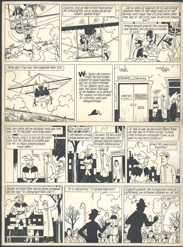 Bob De Moor, Tijl Uilenspiegel - planche 5 - Planche originale