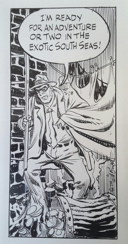 Le spirit by Will Eisner - Original Illustration