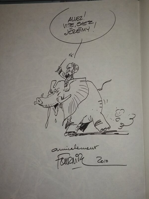 Spirou by Jean-Claude Fournier - Sketch