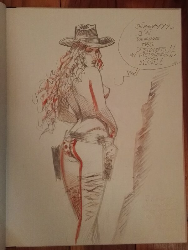 Western corset by Thierry Girod - Sketch