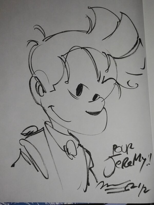 Spirou by Jose Luis Munuera - Sketch