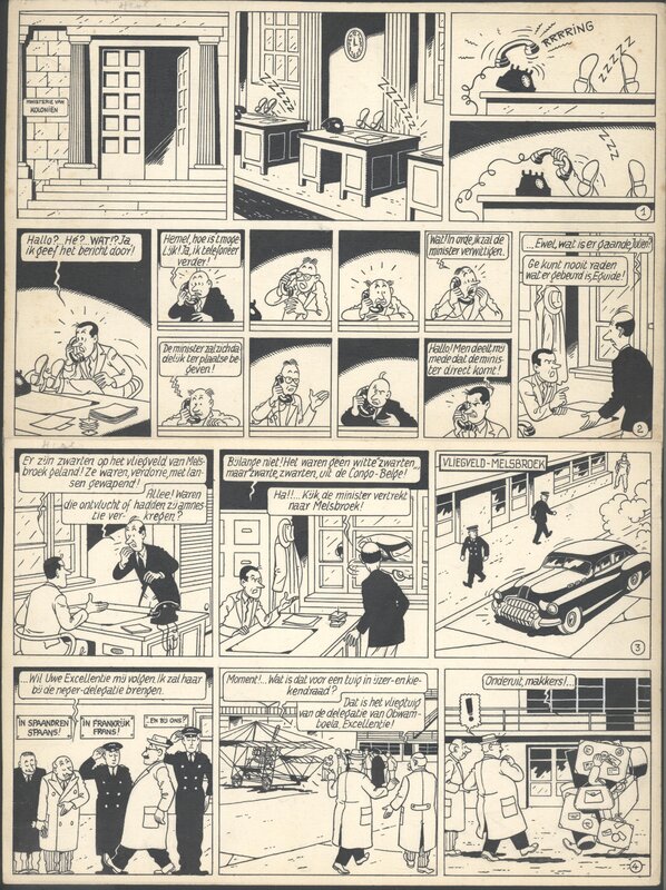 Bob De Moor, Tijl Uilenspiegel - planche 1 - Planche originale