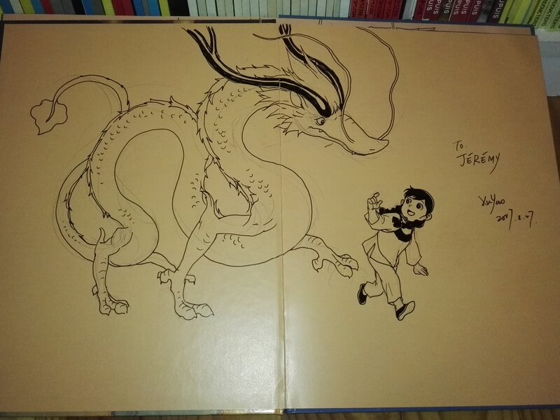 Yin et le Dragon by Xu Yao - Sketch