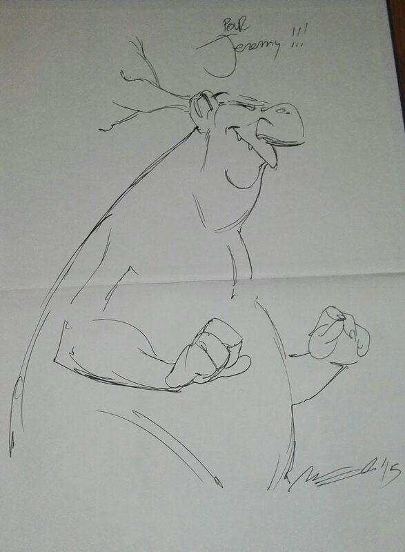 Merlin by Jose Luis Munuera - Sketch