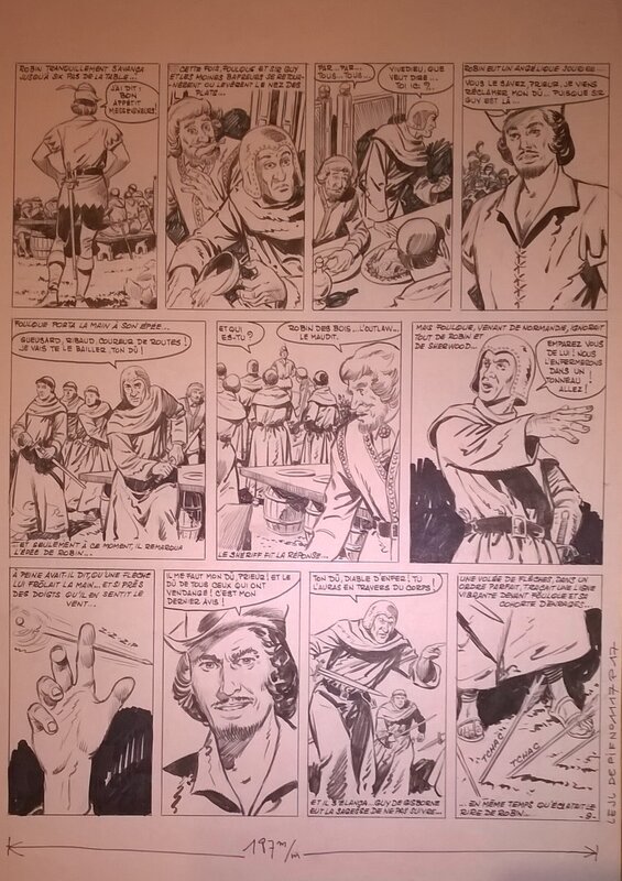 Lucien Nortier, Charlie Kiéfer, Jean Ollivier, Robin des bois / Les vendanges de Clapham - Comic Strip