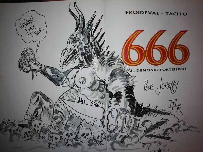 666 par Franck Tacito - Dédicace