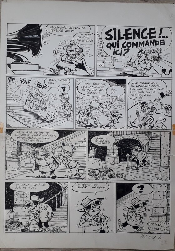 Peter Glay, L'alchimiste - Valentin Le Vagabon - Planche originale