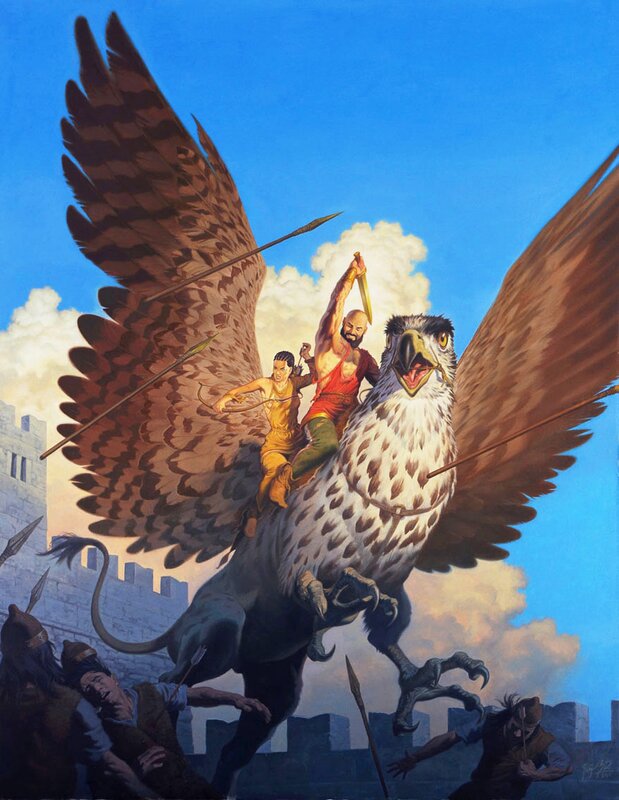 Griffon par François Miville-Deschênes - Couverture originale