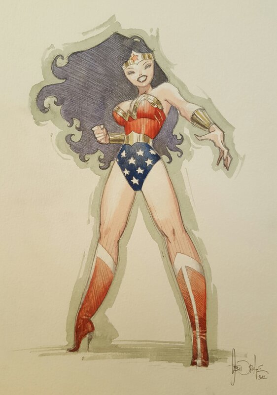 Wonder Woman par Jean-Baptiste Andréae - Illustration originale